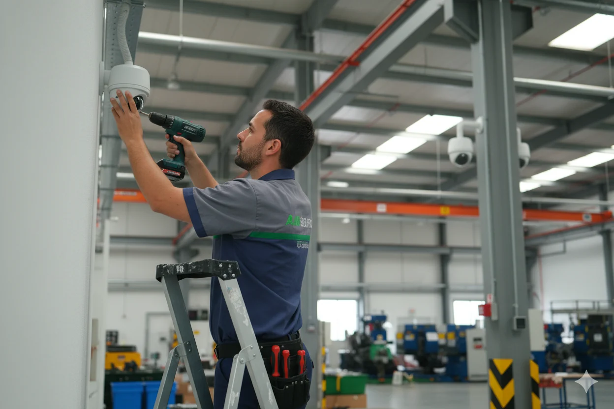 Instalación de cámaras y accesos